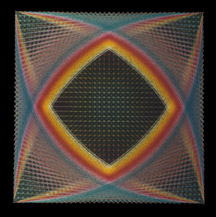 Parabolic Square String Mandala String Art