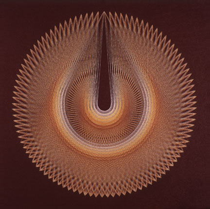 String Art Teardrop String Mandala